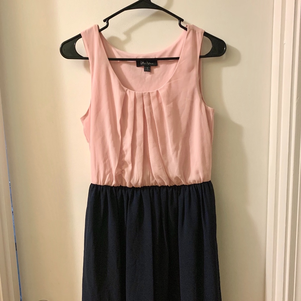BCX Pink/Navy Blue Dress